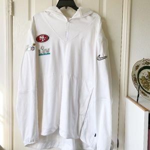 Nike NFL San Francisco 49ers Super Bowl LIV 100 Anniversary Snap Jacket XXL
